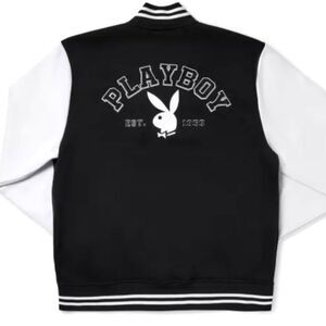 PLAYBOY Logo Varsity Jacket